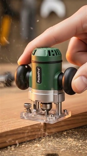 Woodworking Made Easy with Mini Trim Router😍 #trimrouter #woodrouter #shorts #viral