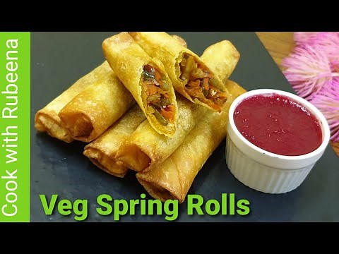 Veg Spring Rolls | Vegetables Spring Rolls | How to make Spring Roll at home |
