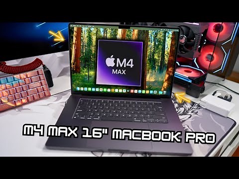 M4 Max MacBook Pro 16-inch Unboxing, Setup, & First Impressions 🔥 Space Black 14-core / 32-core