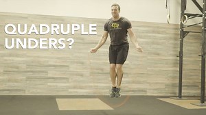 Quad-Unders?! (Get this jumprope: https://goo.gl/9Rpcgp) Aren't double-unders hard enough? ...Not for Crossrope Jump Ropes founder Dave Hunt, as he hits 12 unbroken quadruple-unders. | Tabata Songs