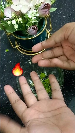 How to get rid of 🔥BURNING SENSATION of hands🙌 after cutting green chili #tips #shorts