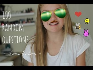 100 Random Questions | Lena Rømo