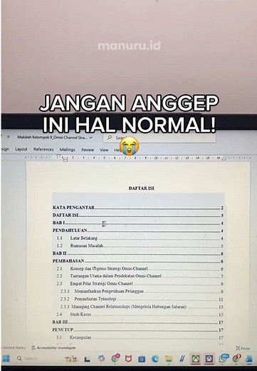 Tips Bikin Daftar Isi yang Efektif di MS Word