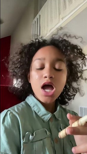 Little girl smoking gets caught