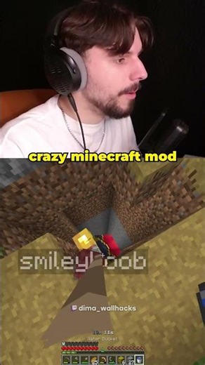 crazy minecraft mod death #dima_wallhacks #minecraft #mod #funnydeath