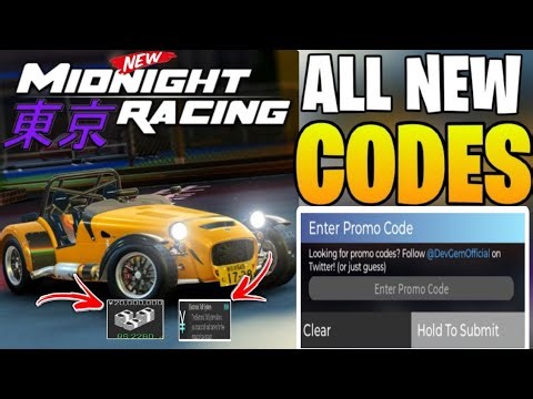 ⚠️ALL NEW ✅ LATEST🔥CODE - MIDNIGHT RACING ROBLOX CODES - CODES FOR MIDNIGHT RACING 2025