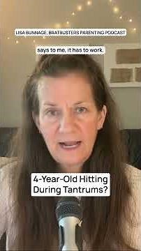 4 Year Old Hitting During Tantrums?