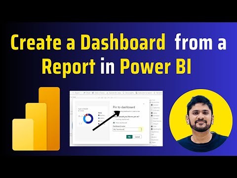 How to Create a Dashboard from a Report in Power BI Service | Power BI Tutorial | Amit Thinks | 2025