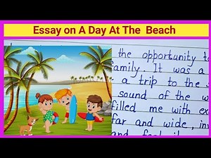 A Day at the Beach Essay in English || Easy & Short Essay for Students
