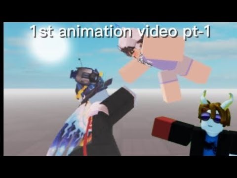 My 1st and fight animation video pt-1 #roblox #viral