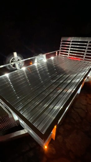 LED Light Package I added to my Trailer Build! Cherokee-Mfg.com #trailer #aluminumtrailer #led