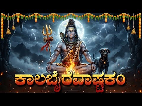 ಕಾಲಭೈರವಾಷ್ಟಕಂ | Kala Bhairava Ashtakam Kannada With Lyrics | Lord Shiva Kannada Devotional Songs