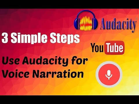 How to use Audacity for YouTube Voice Narration | Audacity Tutorial | Audacity Voice Recording
