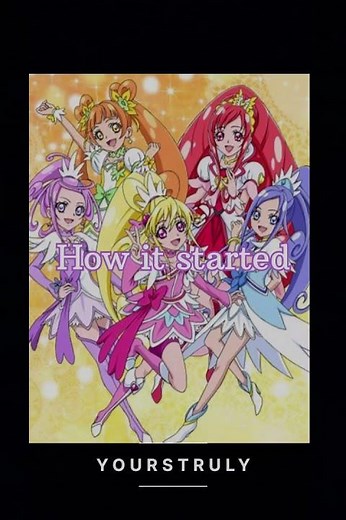 my anime journey started with glitter force😌