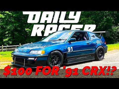 Insane Build!!! | 1991 Honda B16 CRX Si Race Car | Lumpi Boiz
