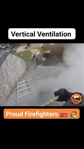 Vertical ventilation in firefighting is a tactical operation where firefighters release heat, smoke, and toxic gases from a burning structure by creating an opening in the highest point of the building—usually the roof. 👉 Purpose: ➡️To improve visibility inside the structure for search and rescue or interior attack. ➡️To reduce heat and smoke buildup, making conditions safer for firefighters and trapped occupants. ➡️To prevent flashover or backdraft by controlling the movement of hot gases. CTT