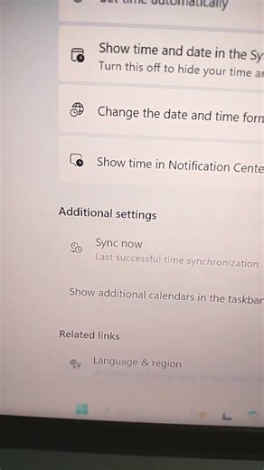 Set date time in computer, sync date time in computer