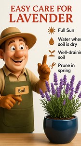 1.3K views | Lavender Plant Easy Care Sunlight: Needs full sunlight,...