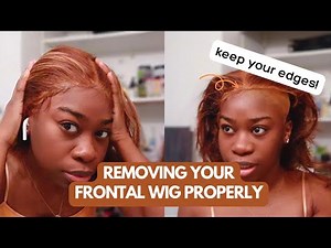HOW TO: PROPERLY Remove Your Glued Wigs and Bald Cap