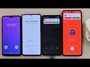 Incoming call Oppo A5S Samsung A54 Google Pixel 6A Motorolla Razr50U with mouse control