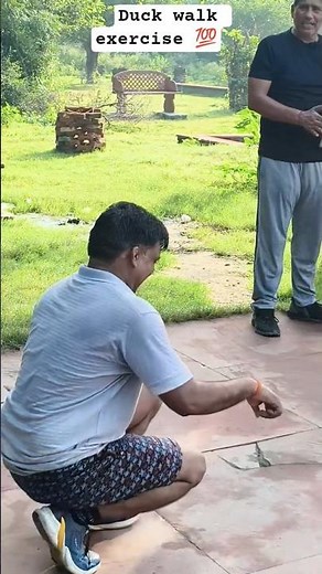 duck walk exercise