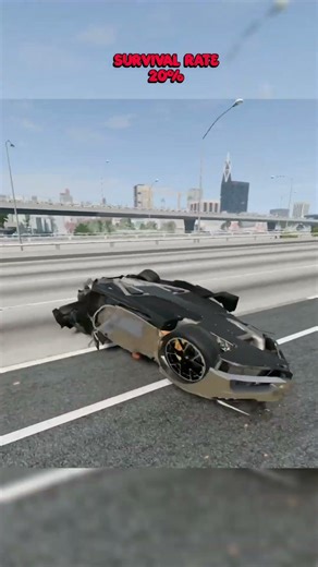 Buggati Crash Test #beamngdrive #beamngcrashes #shorts