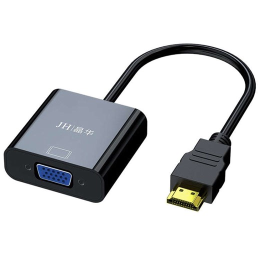 JINGHUA HDMI To VGA Adapter Cable Laptop Video Converter, No Audio Black, No Audio White, With Au... | bobshop.co.za