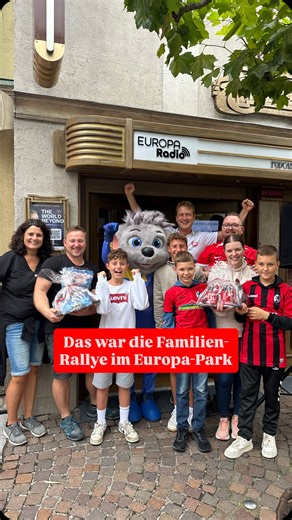 🎢Familien-Rallye 2025😍 Wir waren gestern den ganzen Tag im Europa-Park und haben die zwei Familien begleitet, wie sie in verschiedenen Challenges um den Sieg gespielt haben. Am Ende konnte sich die Familie Luibrand mit 26 zu 24 Punkten durchsetzen und gewann die Familien-Rallye🚀 Wer hat es in der Story verfolgt?🧐 #Europapark #Familie #Rallye | baden.fm