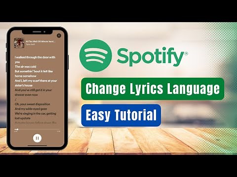 How to Change Lyrics Language in Spotify !