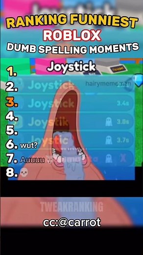 Roblox Funniest Du*b Spellimg Moments! 😂 (the last one is the funniest) #shorts