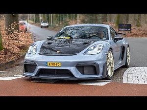 Porsche 718 Cayman GT4 RS - Acceleration Sounds !