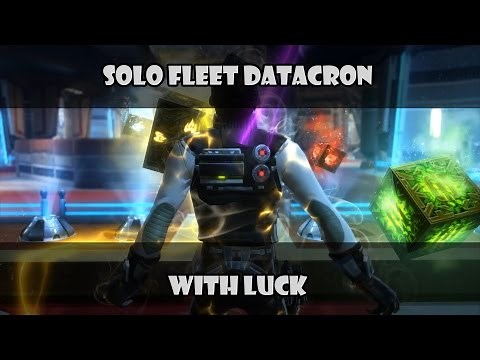 SWTOR - Solo Fleet Datacron... first attempt - with Luck