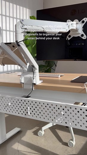 Feeling frustrated or discouraged by the pile of wires behind your desk? We've been there too. Discover the Cable Management Solution, the key to clutter-free wire organization 🔌 Check it out via the link in our bio. #cablemanagement #cableorganizer #cablemanagementdesk #desksetup #deskorganization #workfromhome #wfh #wfhdesksetup