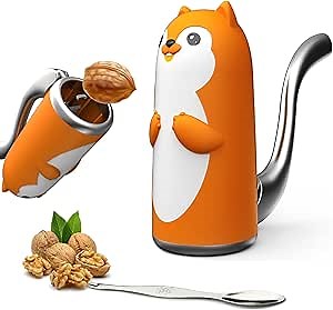 Nut Crackers Walnut Cracker,Pecan Crackers and Picks.Easy Cracking Nuts,Pecan,Hazelnuts, Almonds, Walnut, Brazil Nuts,Etc. Yellow