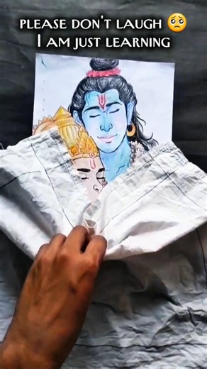 Ram navami art🥺❤ #new #god #ram #hanuman #youtubeshorts #viralshort #drawing #shorts #viral #yt