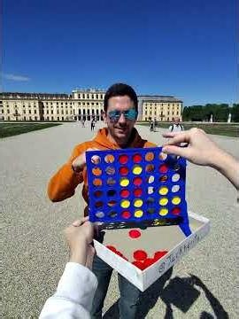 Playing connect 4 in every country of the world #connect4 #game #public