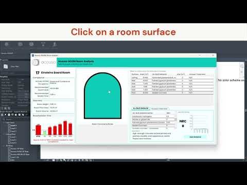 Acouso-ROOM - Room Acoustic Analysis Tool in Autodesk Revit