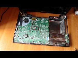Разборка и чистка ноутбука ASUS K53E