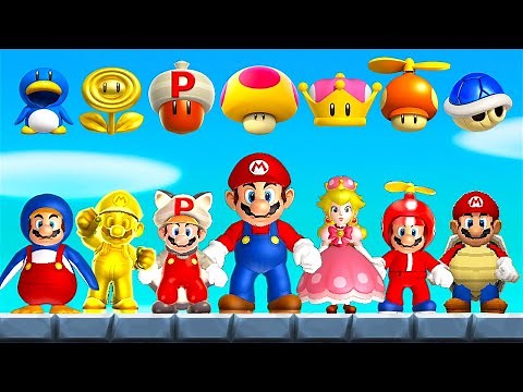 New Super Mario Bros Series - All Power-Ups