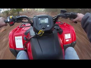 Honda rancher 420 riding trails