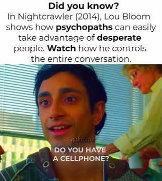 It's like he's reading a perfect script. | Nightcrawler (2014) #shorts