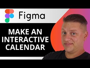 How to Make an Interactive Calendar in Figma | Figma Tutorial 2025