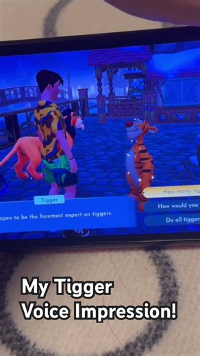 My Tigger Voice Impression! #recommended #subscribe #disney #disneydreamlightvalley #voiceacting