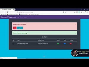 6 Displaying TinyMCE wysiwyg Data in Table | PHP, Bootstrap & MySQL CRUD in Hindi/Urdu