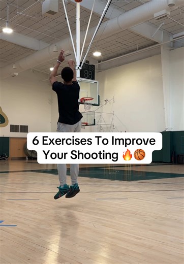 Use these 6 exercises to become a better shooter on the court. The best way to shoot better is to get stronger and actually get more shooting reps. Great workout for hoopers and all athletes #fyp #foryoupage #basketball #routine