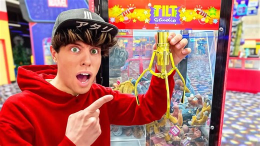 My first big win from a claw machine