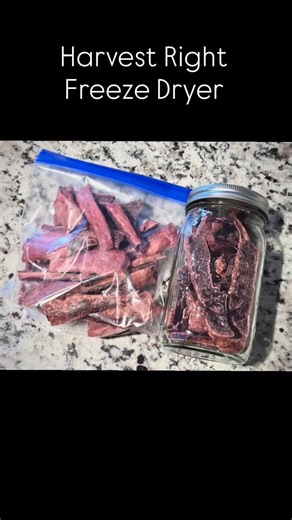 The trial run with our new Harvest Right freeze dryer was a success! The old hunting dog loves her raw liver treats! Looking forward to homemade meals in the backcountry next hunting season! #freezedry #harvestright #hunting #freezedried #freezedryer #ultralight #backpacking #homesteading #backcountry #elkhunting #deerhunting #montana #backcountrycamping #backcountryhuntersandanglers #dogtreats #healthyeats | Box To Bench Precision
