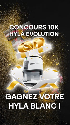 HYLA FRANCE on Instagram: "🎉 CONCOURS DES 10 000 – GAGNEZ VOTRE HYLA BLANC 🎉 10 000 abonnés. 10 000 mercis. Et une chose à dire : merci pour votre confiance. Grâce à vous, la communauté HYLA Evolution grandit chaque jour, portée par la même exigence : ✨ un air plus sain ✨ une technologie unique ✨ et des valeurs fortes Pour célébrer ce cap symbolique, nous avons décidé de vous remercier comme il se doit. 🎁 À GAGNER : 1 HYLA BLANC Le système de purification de l’air iconique HYLA. 👉 Pour parti
