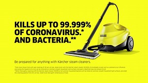 Kärcher steam cleaners vs. coronavirus 16:9