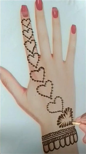 very easy beautiful mehndi design#mahendi #newmahendi #hennadesign #shorts #short #reels#reelsvideo🥰